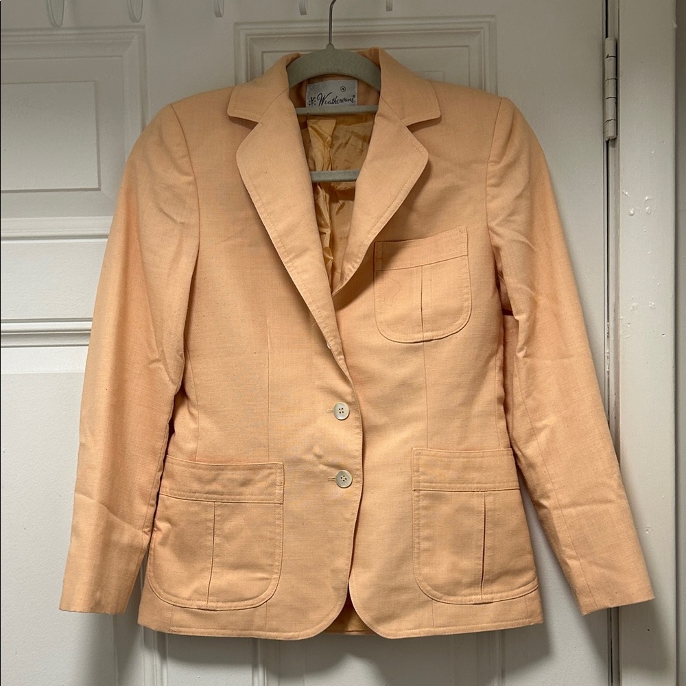 Elegant Peach Blazer